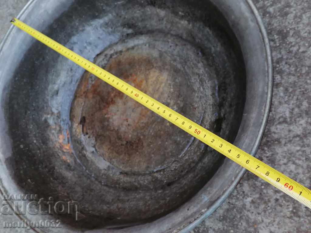 μπολ Χαλκός γραμματοσειρές χαλκού χαλκού κατσαρόλα λέβητα τηγάνι - 6