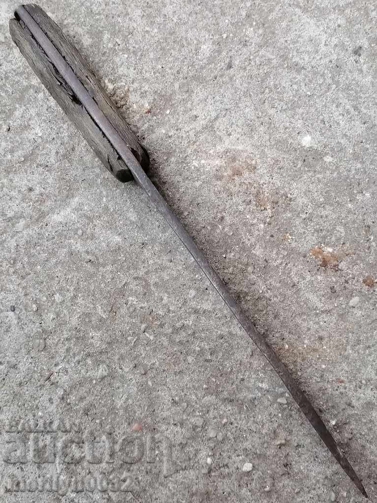 Shepherd's knife with red buffalo horn Karakulak 19th century - 6 Shepherd's knife with red buffalo horn Karakulak 19th century - 6