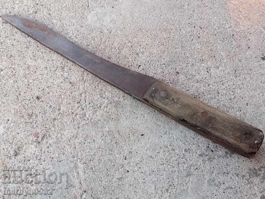 Shepherd's knife with red buffalo horn Karakulak 19th century - 7 Shepherd's knife with red buffalo horn Karakulak 19th century - 7