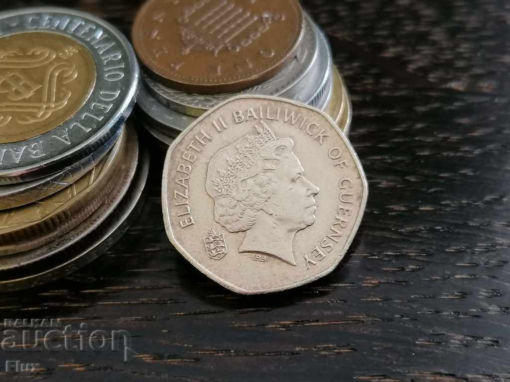Coin - Guernsey - 20 pence 1999 with price 4.75 BGN | € 2.43 Coin - Guernsey - 20 pence 1999 with price 4.75 BGN | € 2.43