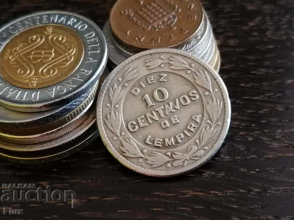 Νόμισμα - Ονδούρα - 10 σεντ 1956