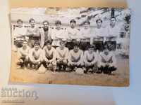 Old photo Football team Straldzha 1981