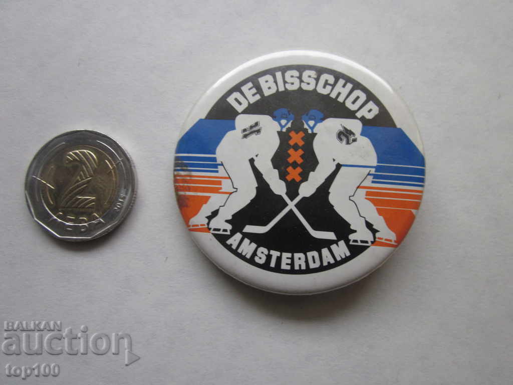 Auction OLD HOCKEY BADGE BZC !!! Auction OLD HOCKEY BADGE BZC !!!