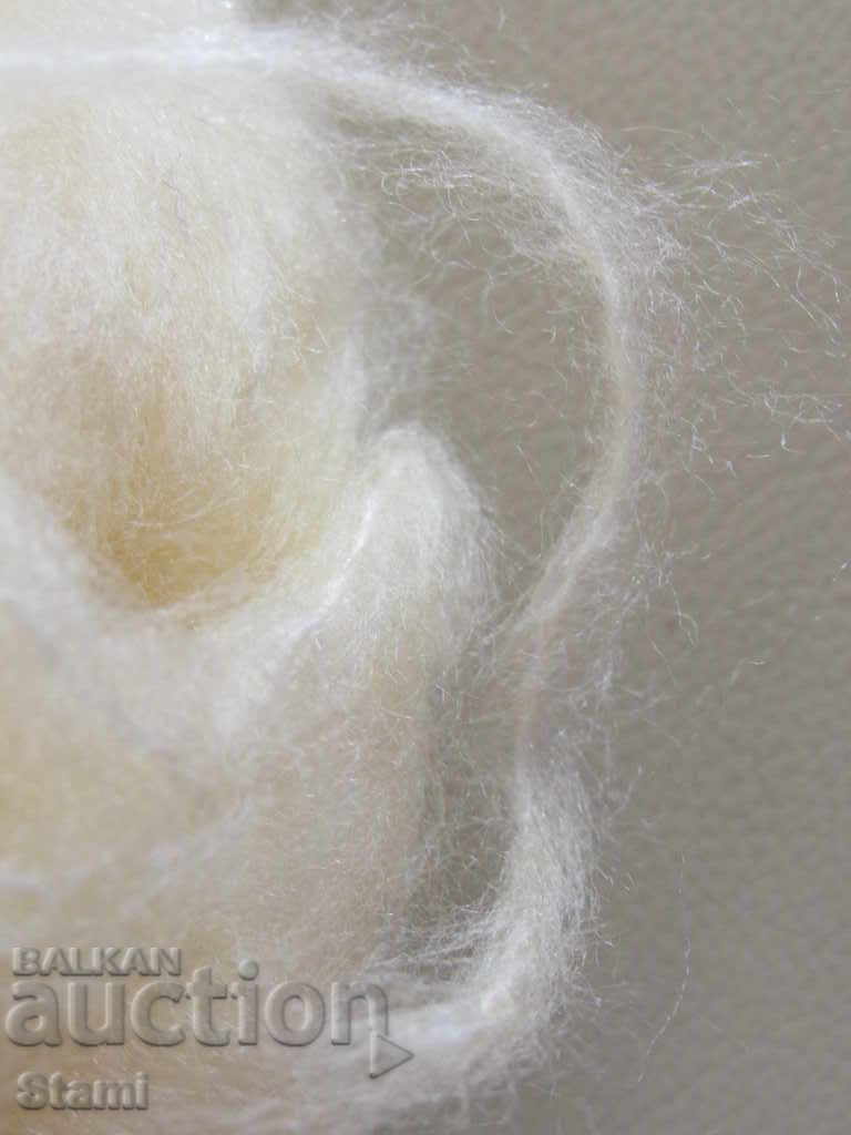 Golden yellow mohair yarn 35 grams - 5 Golden yellow mohair yarn 35 grams - 5