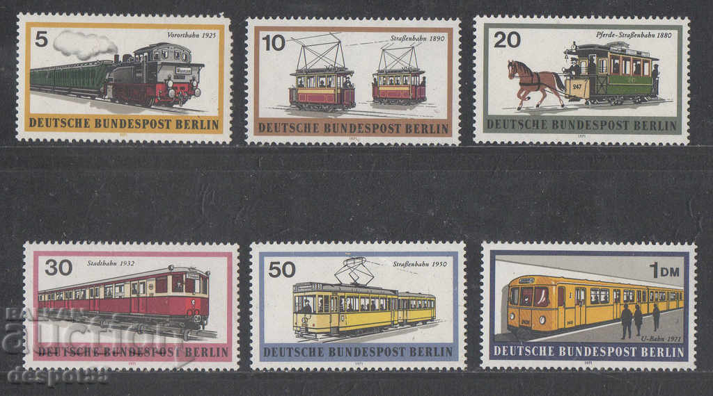 1971. Berlin. Vehicles in Berlin.