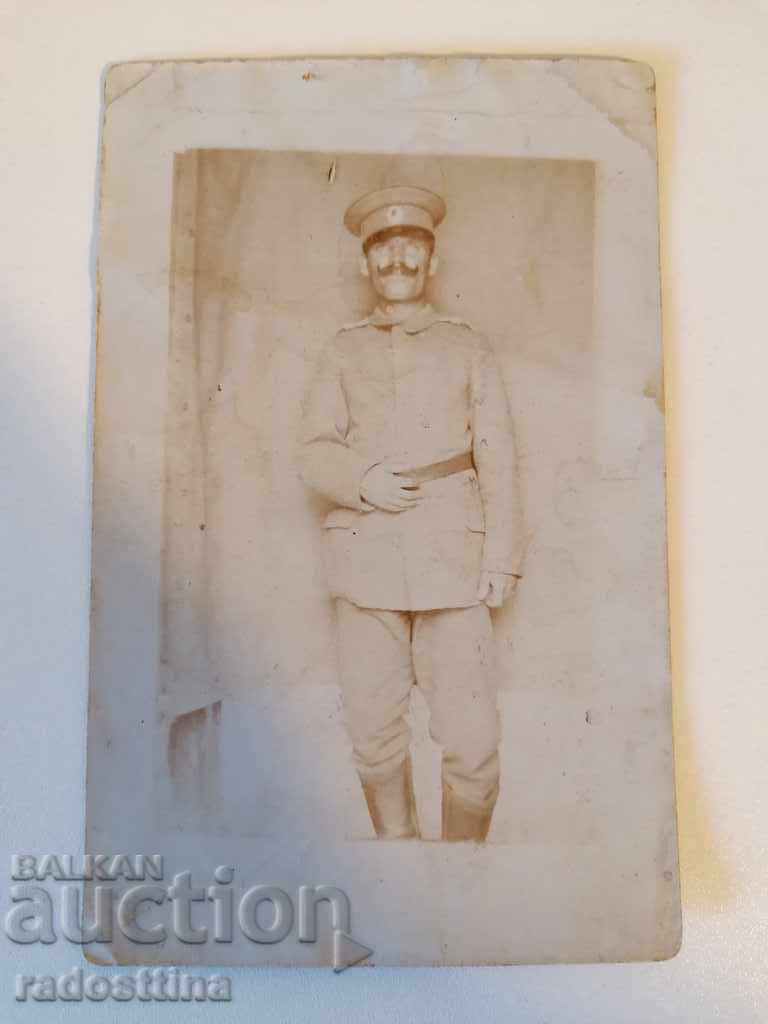 Стара снимка Подофицер Първа Световна война 1917 г.
