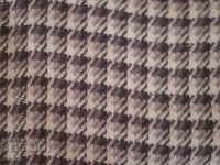 Plaid wool fabric-1.60 / 1.50 m