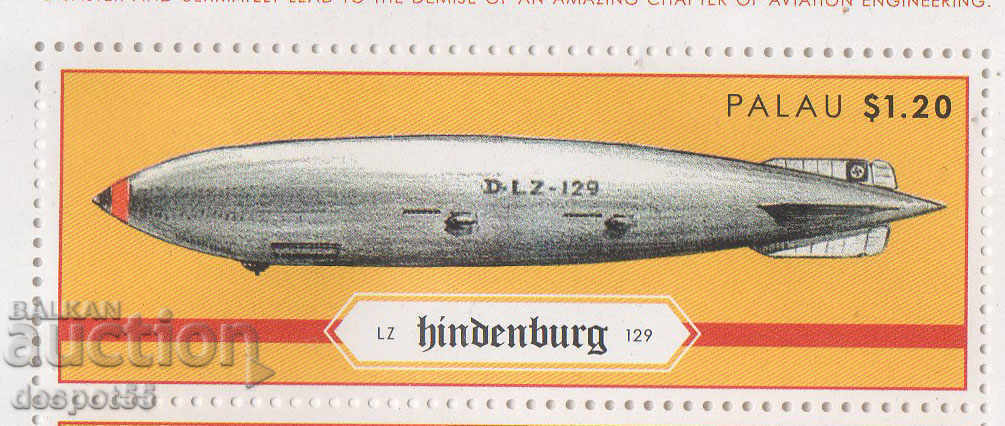 2012 Palau. 100 de ani de la prăbușirea dirijabilului Hinderburg.