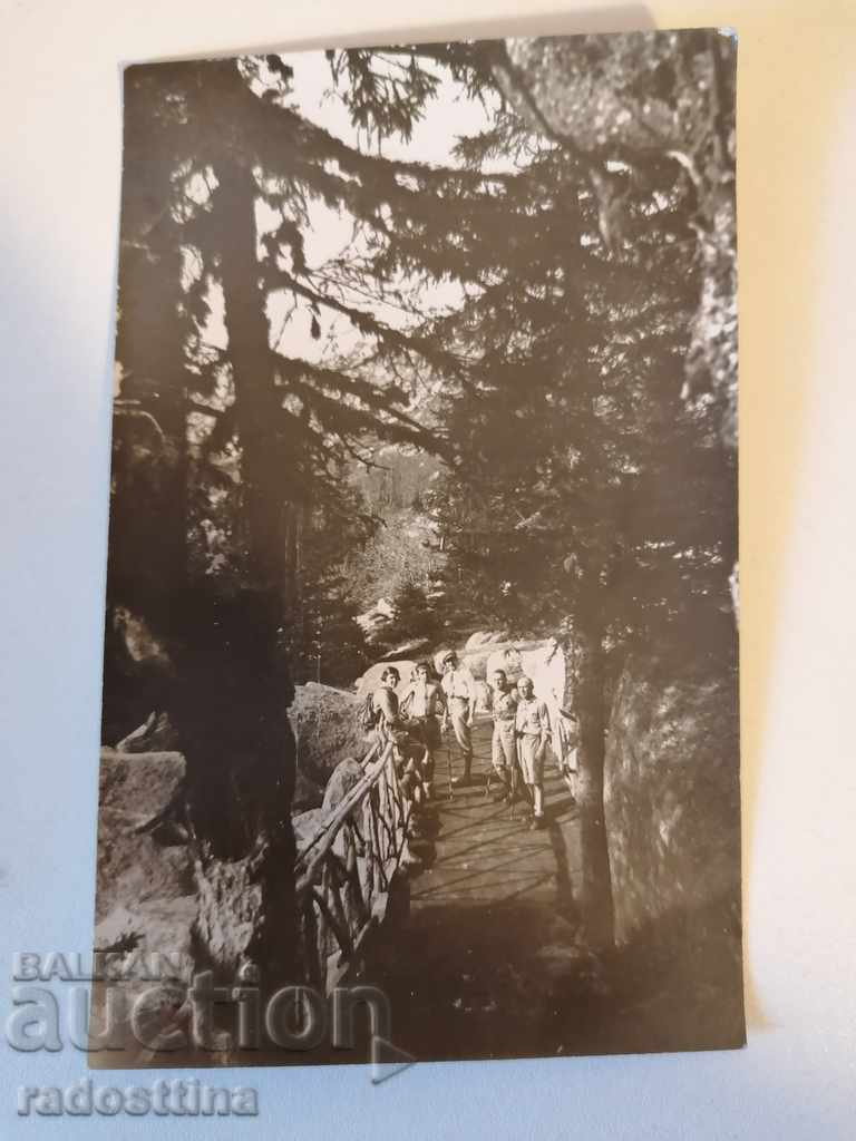 Стара снимка Туристически съюз мост Витоша 1930 г.