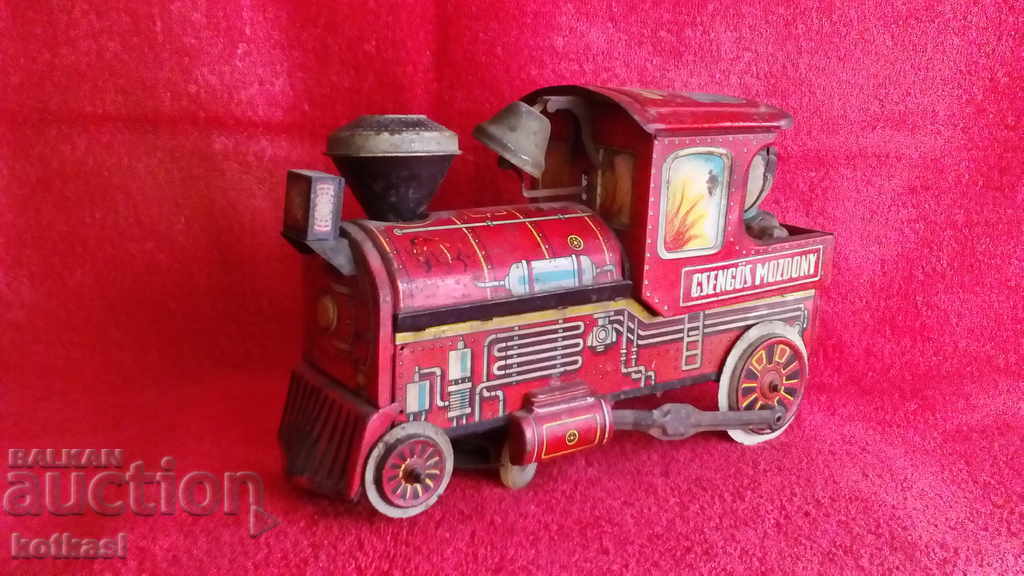 Old metal Locomotive train, socialistic children's toy with price 75.50 BGN | € 38.60 Old metal Locomotive train, socialistic children's toy with price 75.50 BGN | € 38.60