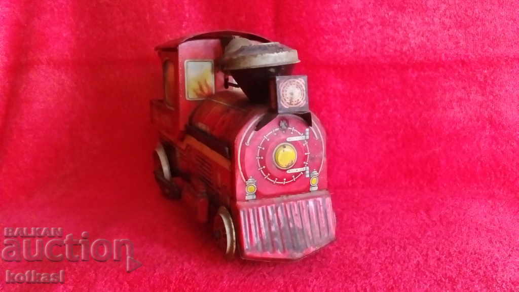 Old metal Locomotive train, socialistic children's toy - 5 Old metal Locomotive train, socialistic children's toy - 5
