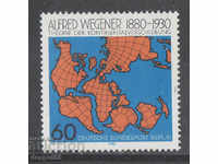 1980. Berlin. 100 de ani de la nașterea lui Al. Wegener, geofizician.