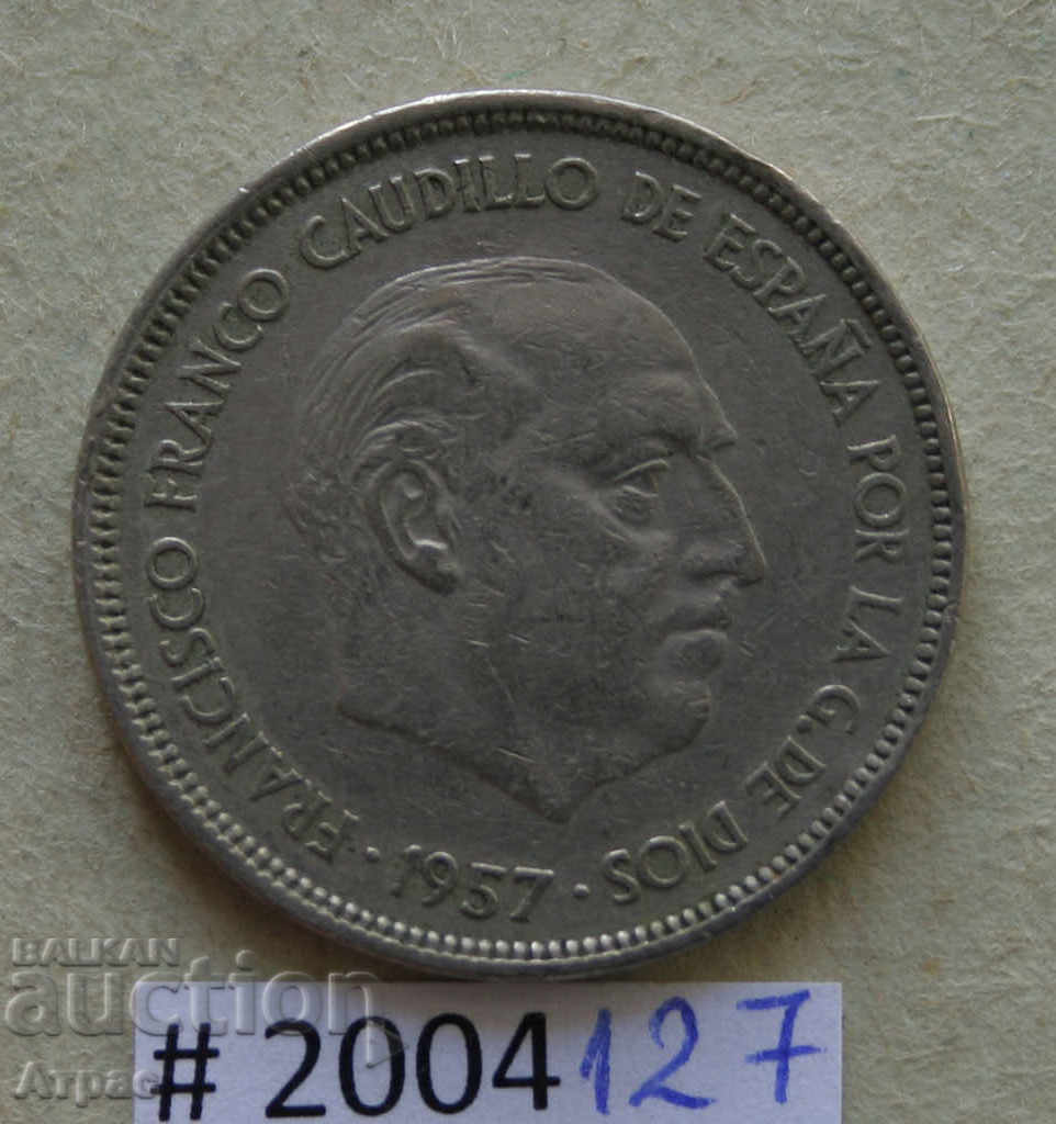 25 pesetas 1957/64 / Spania cu preț € 0.26 | 0.51 BGN 25 pesetas 1957/64 / Spania cu preț € 0.26 | 0.51 BGN