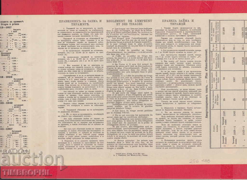 256488/1912 - BOND Bulgarian Red Cross with price 7.00 BGN | € 3.58 256488/1912 - BOND Bulgarian Red Cross with price 7.00 BGN | € 3.58