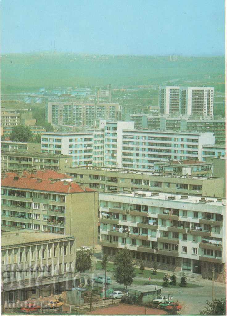 Old postcard - Razgrad, General view