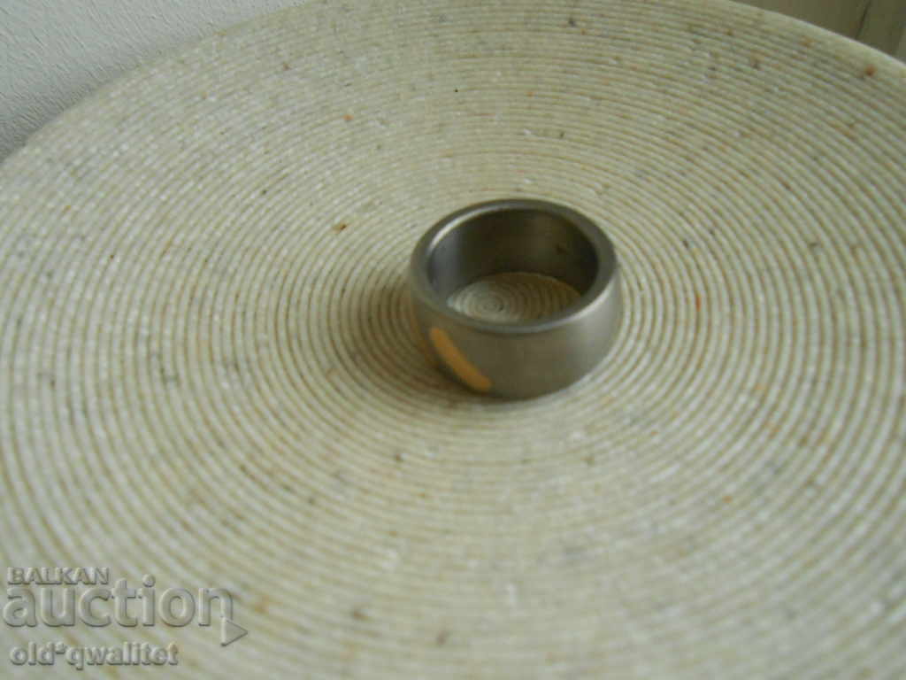Delivery of EXCEPTIONALLY beautiful women's ring made of Titanium and Gold 750 Delivery of EXCEPTIONALLY beautiful women's ring made of Titanium and Gold 750