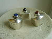 Silver BOX of choice silver 925 Mexico, natural stones