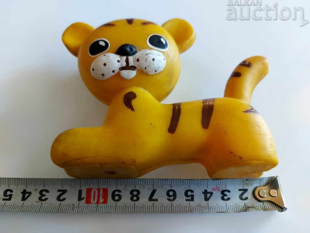 SOC CHILDREN'S RUBBER TOY CAT TIGER SOCA with price 4.00 BGN | € 2.05 SOC CHILDREN'S RUBBER TOY CAT TIGER SOCA with price 4.00 BGN | € 2.05