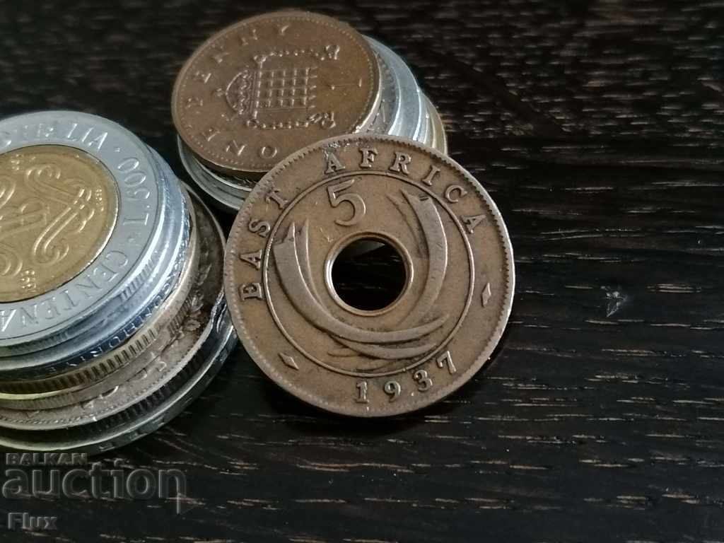 Coin - East Africa - 5 cents 1935 - 5