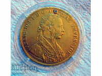 Gold coin 4 Ducat Austria 1907 EXTREMELY RARE
