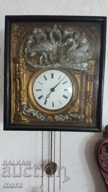 Auction  Ancient wall clock