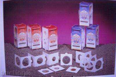 Self-adhesive coin card "IMPORTA" 50/50mm - BGN 0.22 with price 0.22 BGN | € 0.11