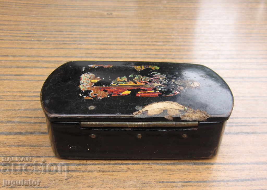 Delivery of antique wooden jewelry box Russian Empire Tsarist Russia
