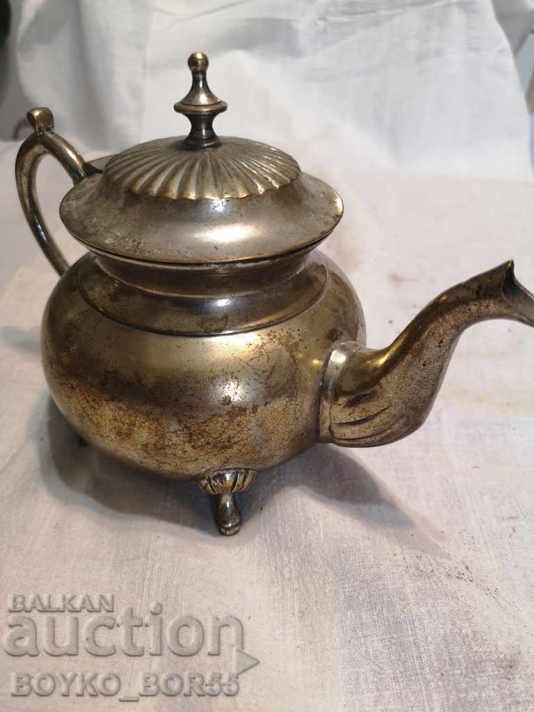 Ceainic otoman autentic din bronz (2)