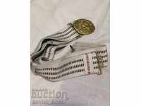 Original Bulgarian Military Officer Soc Parade Belt