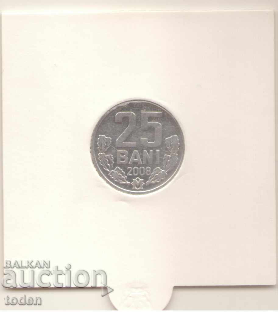 Auction Moldova-25 Bani-2008-KM # 3 Auction Moldova-25 Bani-2008-KM # 3