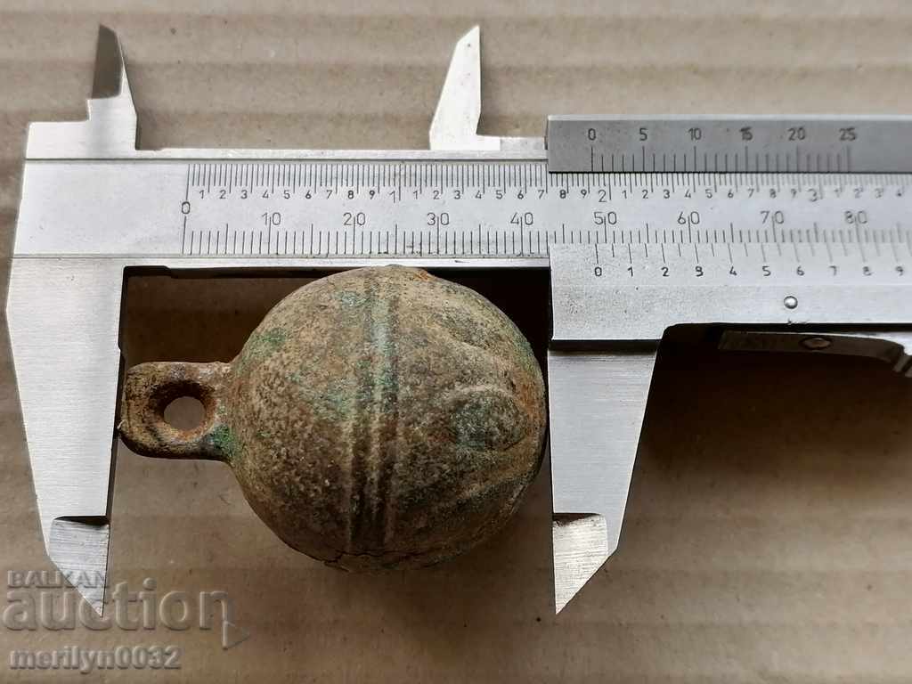 Clopot de căruță de cai tip „nucă” din bronz – secolul al XIX-lea - 5 Clopot de căruță de cai tip „nucă” din bronz – secolul al XIX-lea - 5