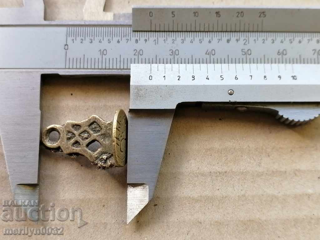 Old Ottoman bronze seal Unique - 5 Old Ottoman bronze seal Unique - 5