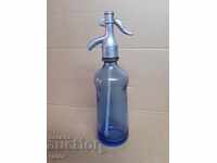 Old glass siphon for carbonated water, soda - Ruse. Bottle