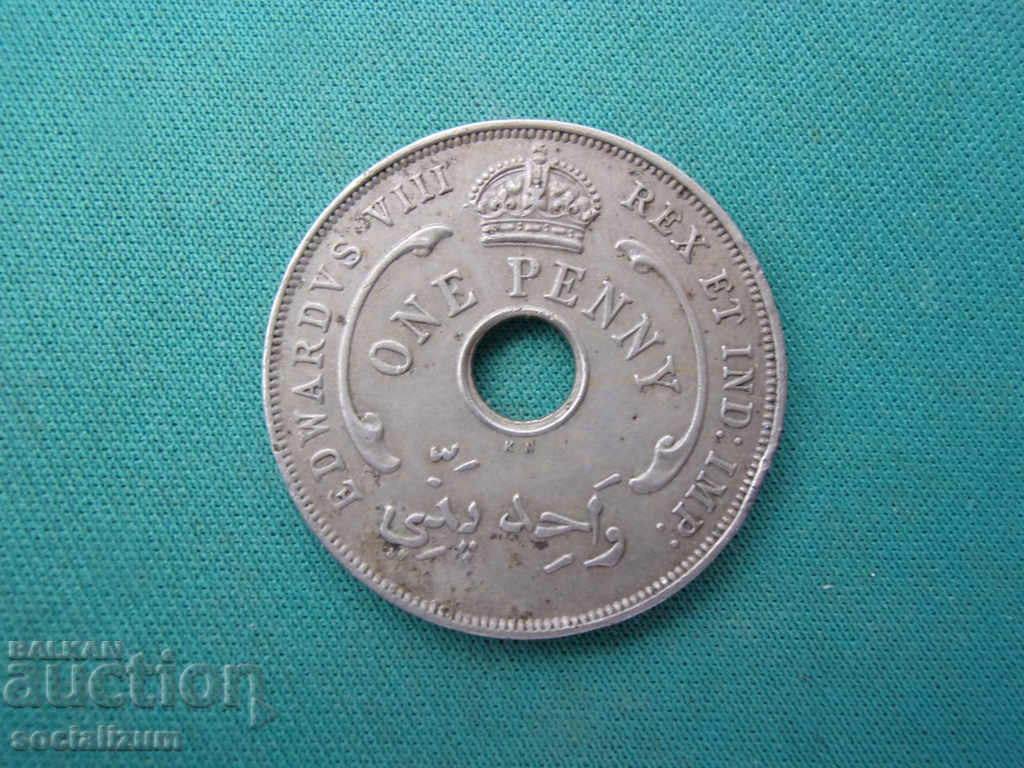 British West Africa 1 Penny 1936 Rare cu preț € 5.11 | 9.99 BGN