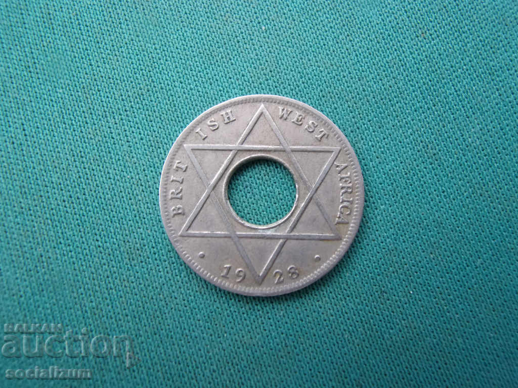 British West Africa 1/10 Penny 1928 Rare