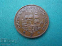 British South Africa 1 Penny 1941 Rare Coin