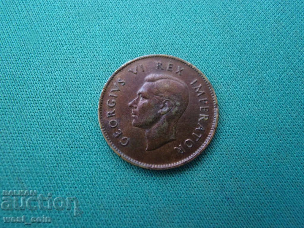Британска Южна Африка ¼ Пени  1942 Рядка Монета с цена € 6.14 | 12.01 лв.