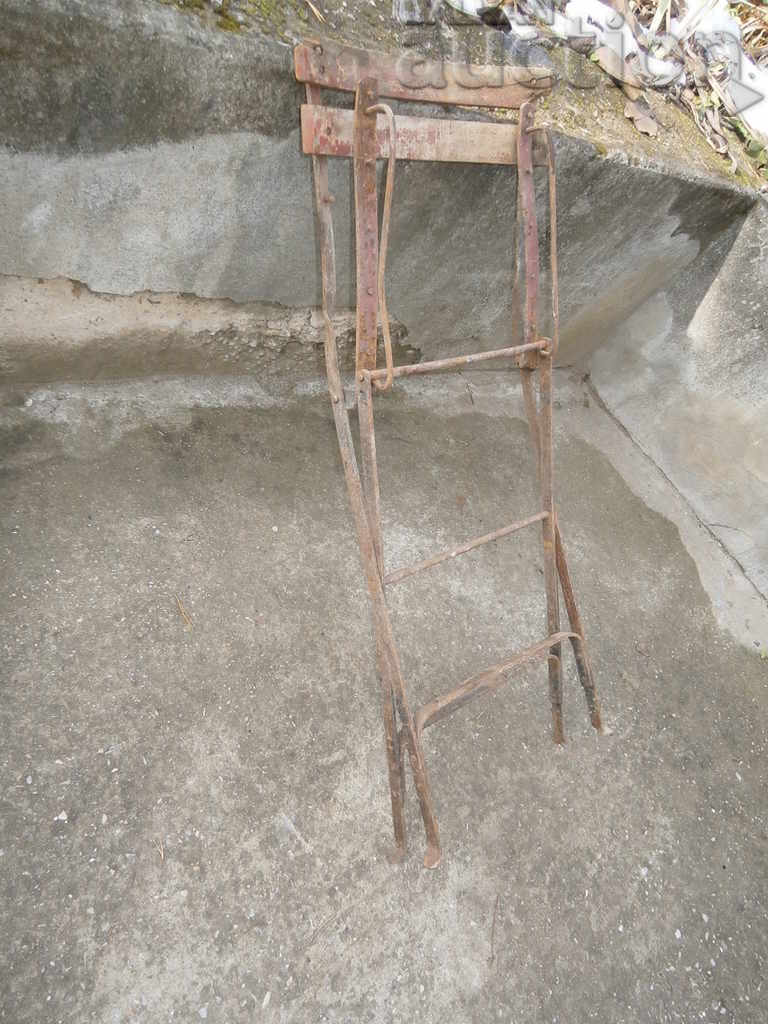 OLD FORGED folding CHAIR vintage retro - 7 OLD FORGED folding CHAIR vintage retro - 7