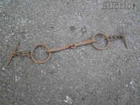 Old forged horse bridle