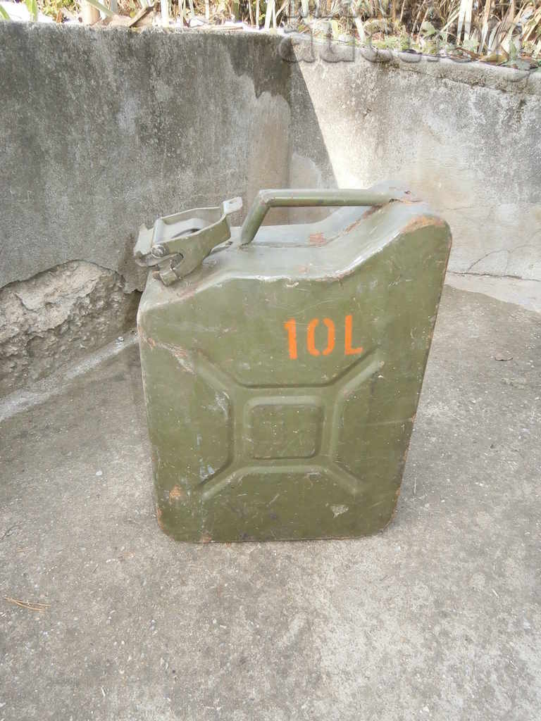 antique metal tube 10L
