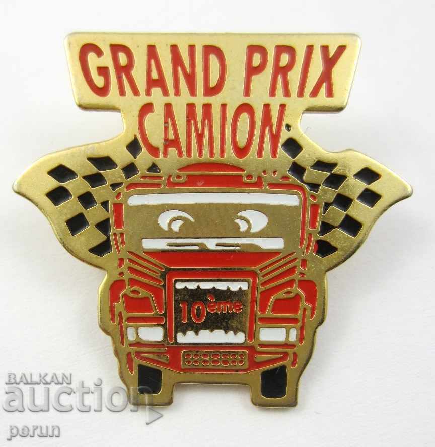 GRAND PRIX-RACING-RALLY-TRUCKS-LOT OF TWO BADGES with price 16.00 BGN | € 8.18
