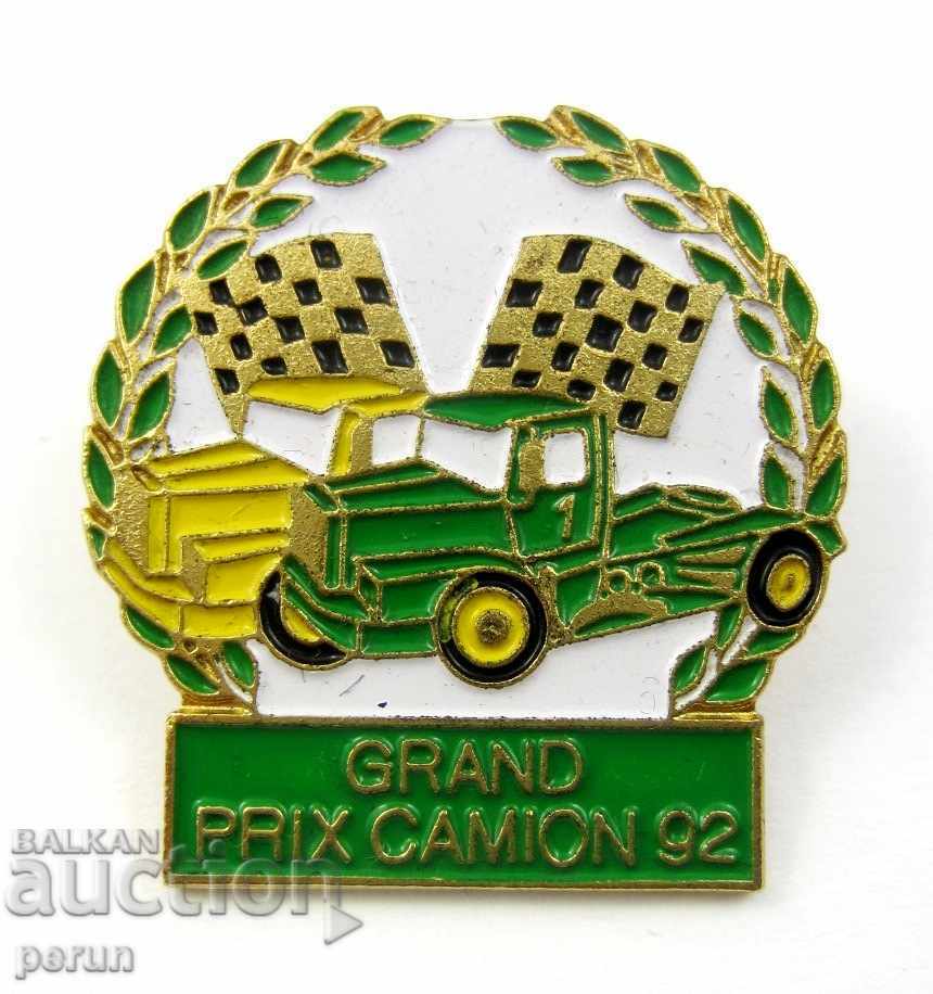 Auction  GRAND PRIX-RACING-RALLY-TRUCKS-LOT OF TWO BADGES
