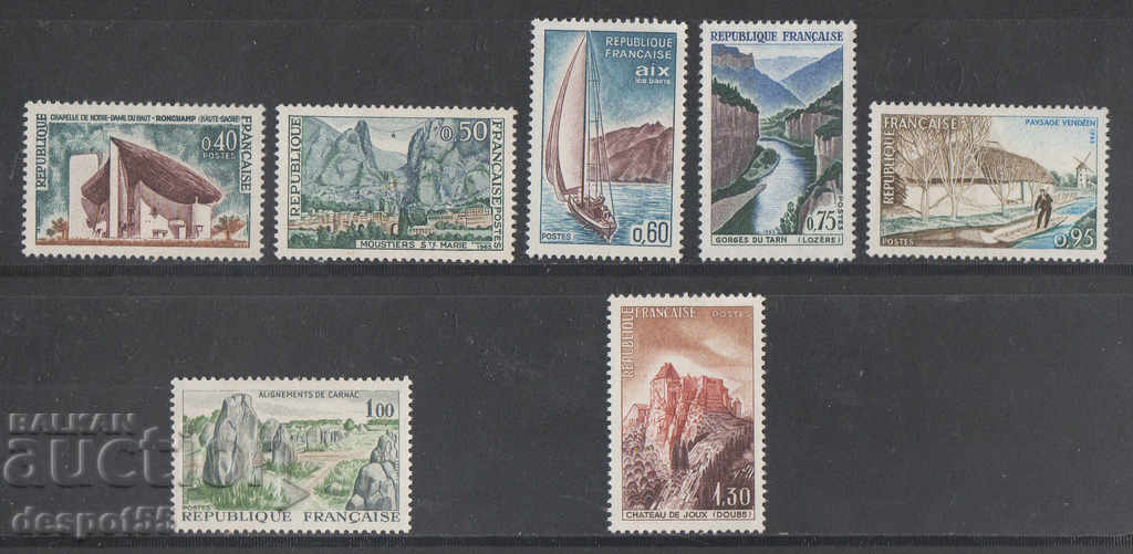 1964-65. France. "Tourism" series.