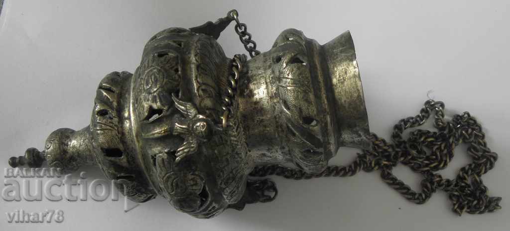 Ancient Revival Forged Silver Chandelier - 6 Ancient Revival Forged Silver Chandelier - 6