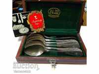 Russian silver spoons 6 pieces total weight 170 g/875 sample