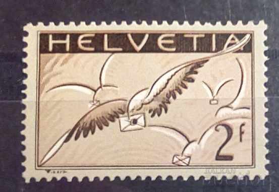 Швейцария 1930 Въздушна поща Птици Рядка 250 € MNH