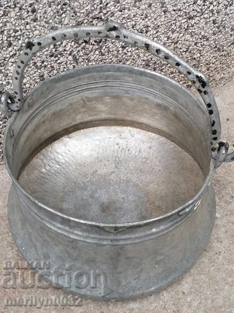Tinned cauldron, copper coin, copper coin, copper vessel with price 135.00 BGN | € 69.02 Tinned cauldron, copper coin, copper coin, copper vessel with price 135.00 BGN | € 69.02