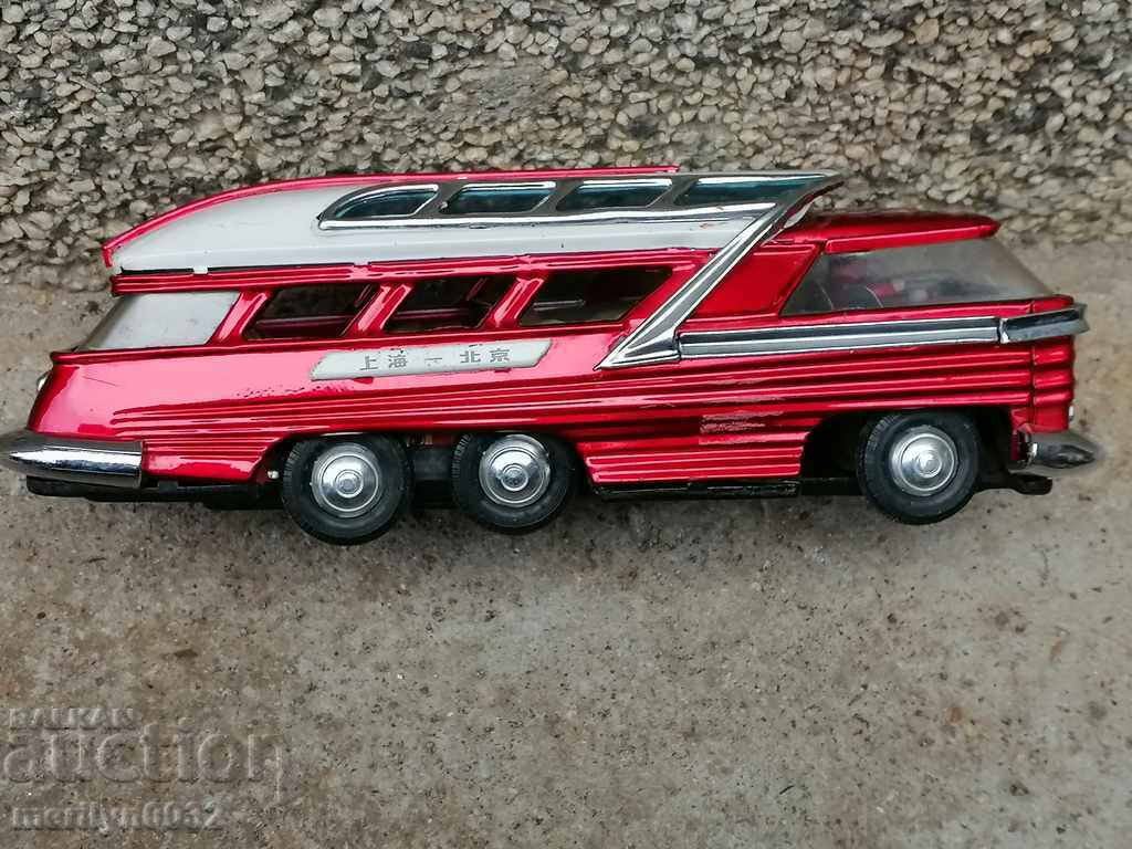 Παιδική λεωφορείο παιχνίδι κασσίτερου, αυτοκίνητο, καροτσάκι με τιμή 49.00 BGN | € 25.05 Παιδική λεωφορείο παιχνίδι κασσίτερου, αυτοκίνητο, καροτσάκι με τιμή 49.00 BGN | € 25.05