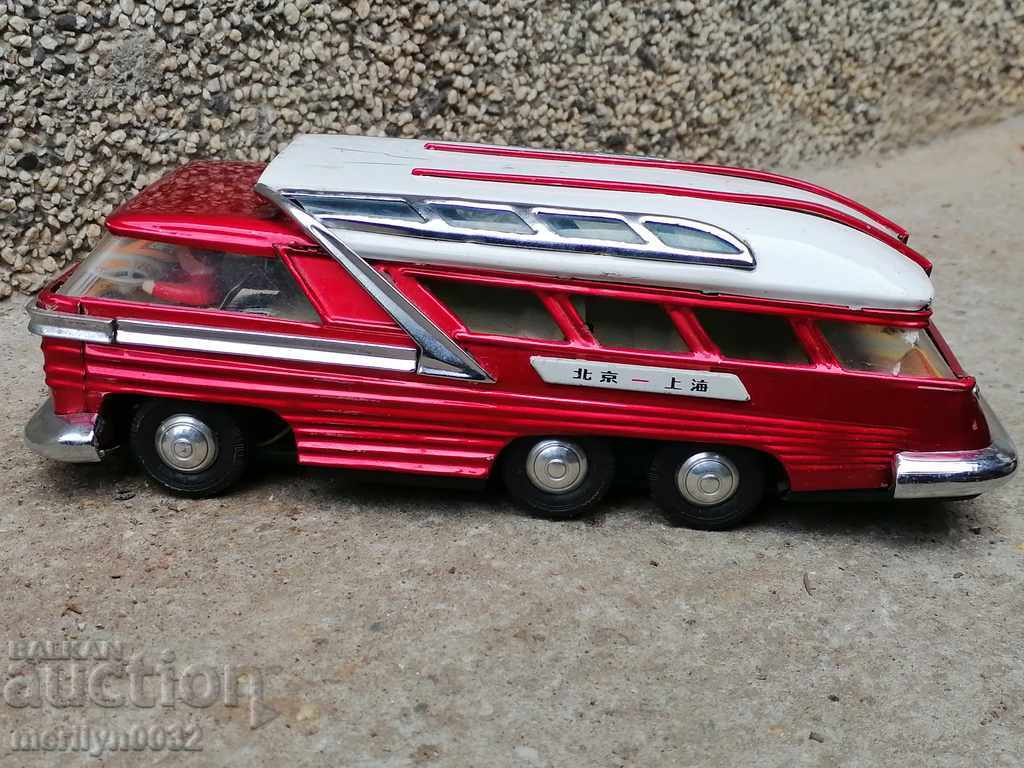 Δημοπρασία Παιδική λεωφορείο παιχνίδι κασσίτερου, αυτοκίνητο, καροτσάκι Δημοπρασία Παιδική λεωφορείο παιχνίδι κασσίτερου, αυτοκίνητο, καροτσάκι