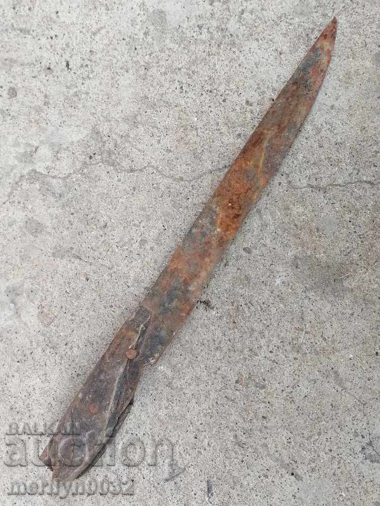 Cuțit vechi, karakulak, pumnal, lamă - 5